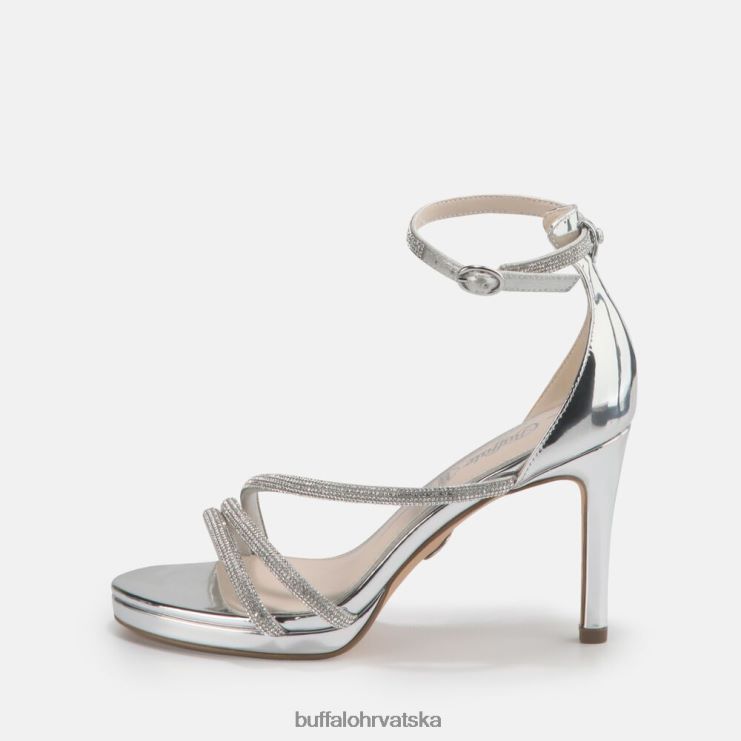 bijela Buffalo serena shine sandala s petom |sandale TDD6T626